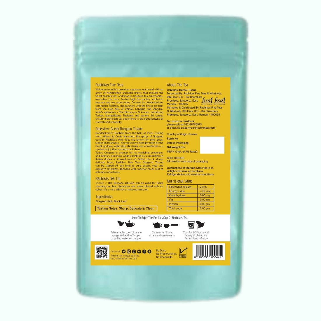 Digestive Greek Oregano Tisane | Verified Sustainable by Brown Living™