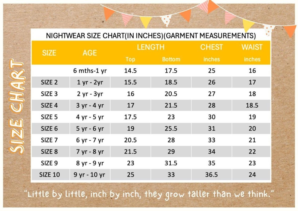 Dino Friends - Unisex Kids Cotton Nightwear – Kids Pyjamas on Brown Living™. SKU: MITHNW-039-1. Img 8.