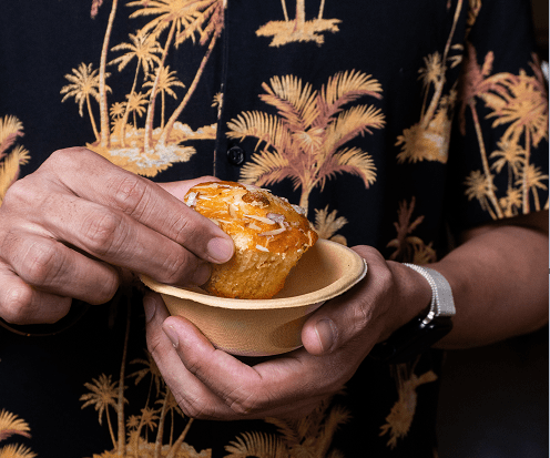 Disposable Bowls | Food - Grade Round Serving Bowls | Pack of 25 – Plates & Bowls on Brown Living™. SKU: CLEC-82. Img 4.