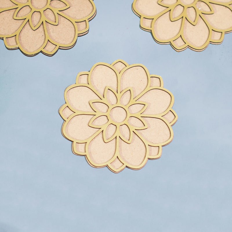 DIY Rangoli Kits - 3 Elegant Stencils & 4 Festive Colors – Home Decor on Brown Living™. SKU: MJ00053DR. Img 6.