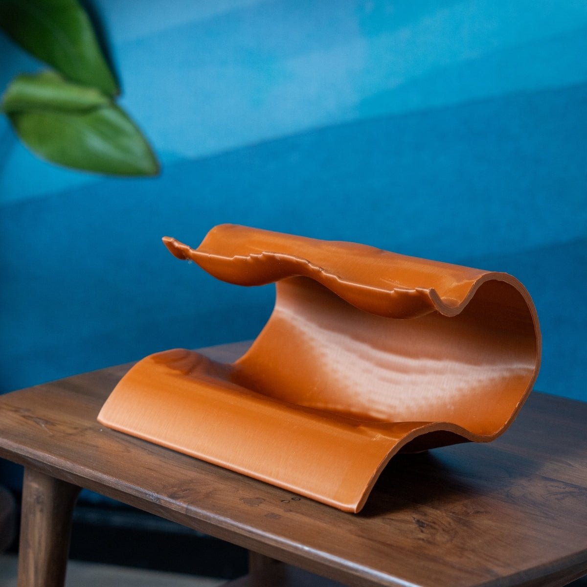 Double Decker Plant - Based Exotic Brass Tray – Home Decor on Brown Living™. SKU: DODEEDPLERA023. Img 1.