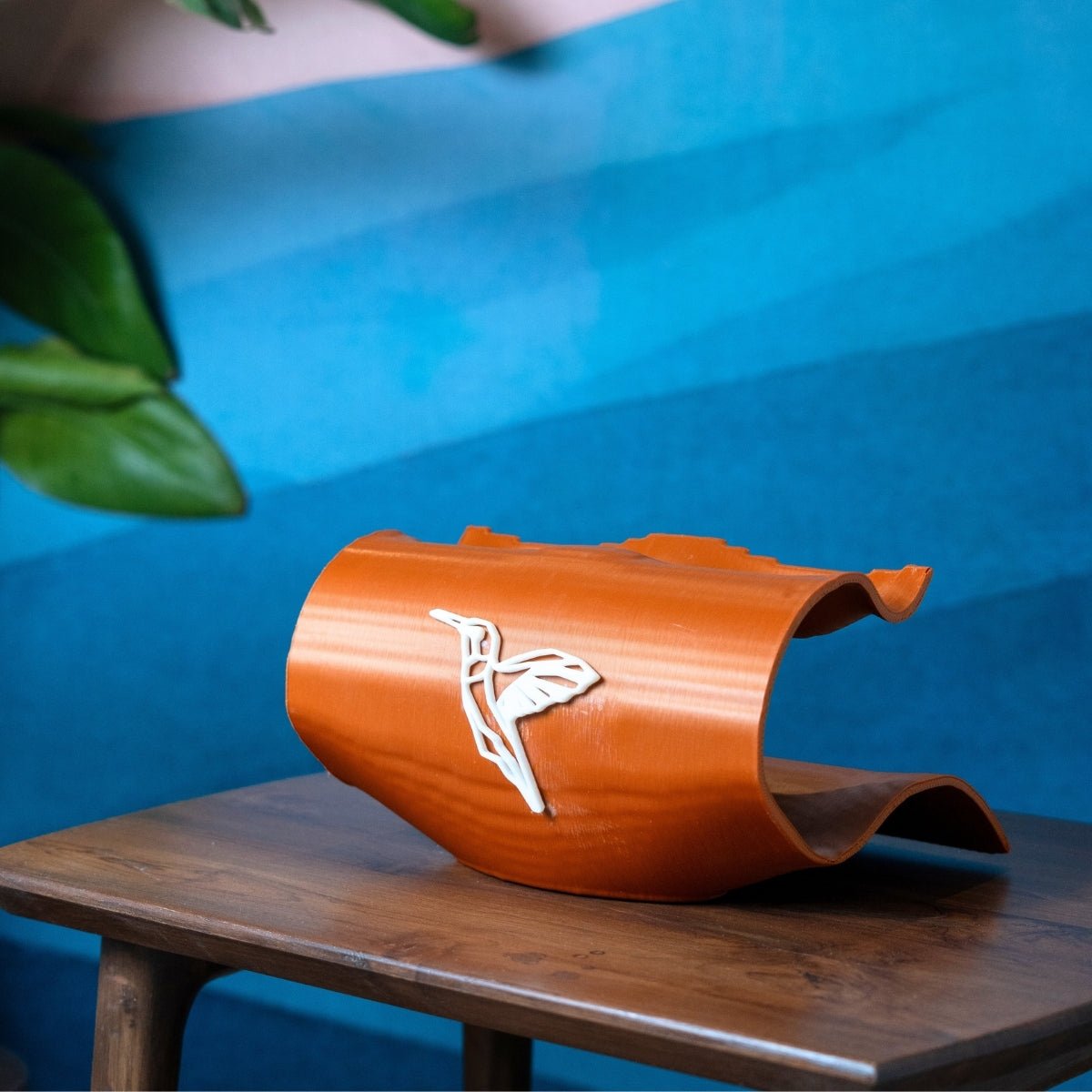 Double Decker Plant - Based Exotic Brass Tray – Home Decor on Brown Living™. SKU: DODEEDPLERA023. Img 2.