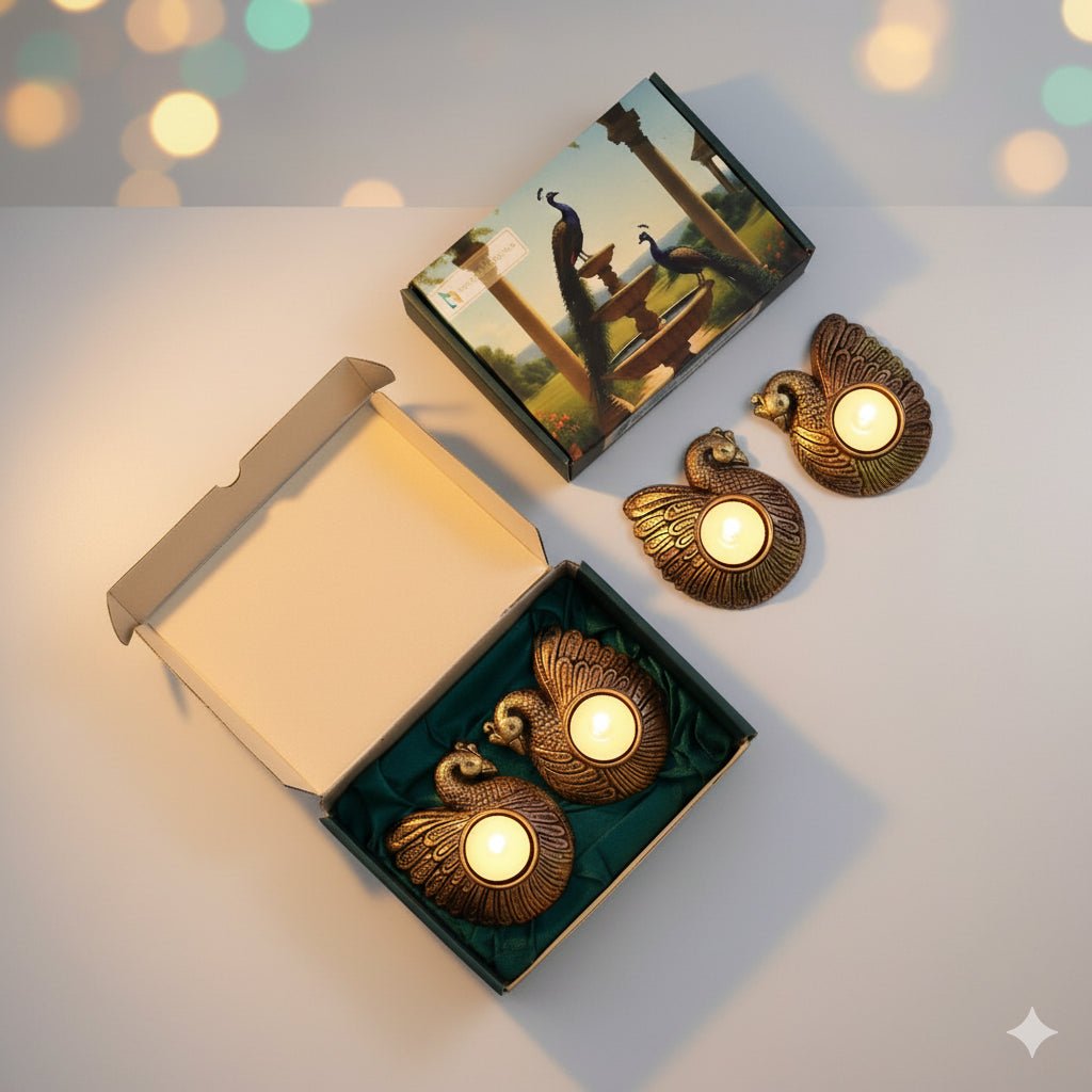 Duck T - Light Diya Set – Ethnic Handmade Decor – Home Decor on Brown Living™. SKU: D42. Img 8.