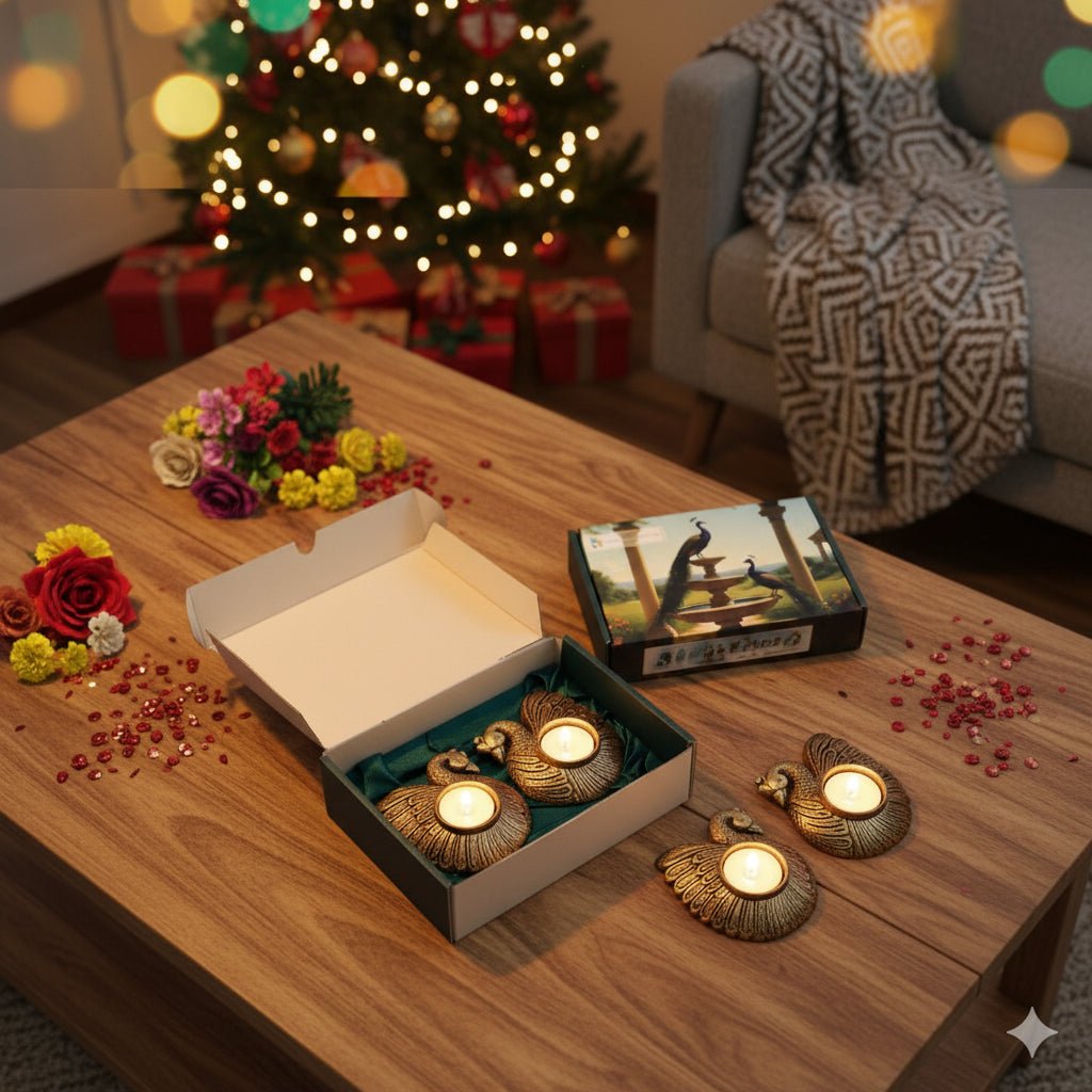 Duck T - Light Diya Set – Ethnic Handmade Decor – Home Decor on Brown Living™. SKU: D42. Img 7.