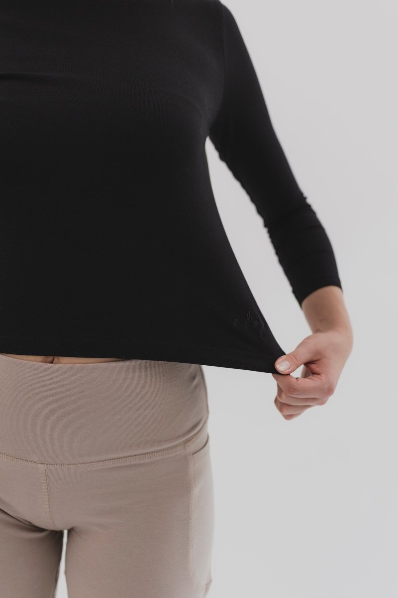 Dysha Snug Fit 3/4 Sleeve t-shirt – Womens T-Shirt by elope available on Brown Living™. Xs Atmosphere. SKU: ELDYT004XS. Img 6.