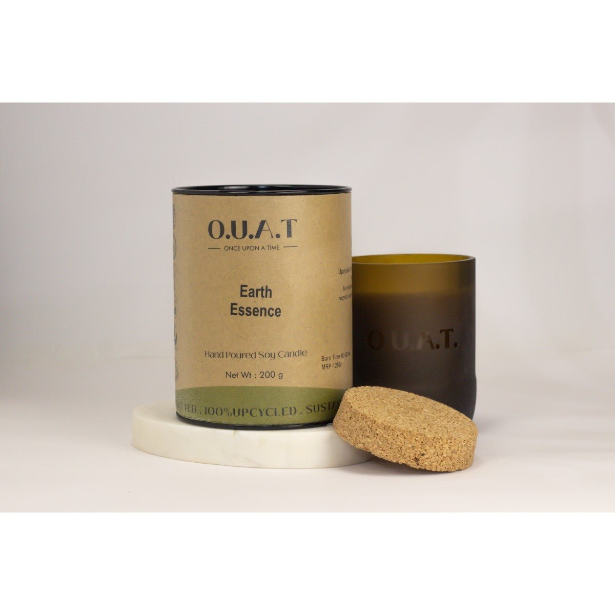 Earth Essence Handpoured Soy Wax Candle – Candles & Fragrances on Brown Living™. SKU: OES8. Img 1.