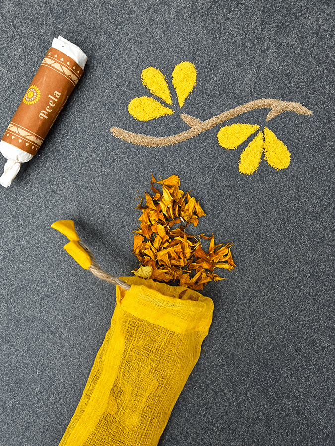 Earth's Own Rangoli Colors | Natural Rangoli Colors For Diwali – Home Decor on Brown Living™. SKU: Gul_Diwali_26_014. Img 4.