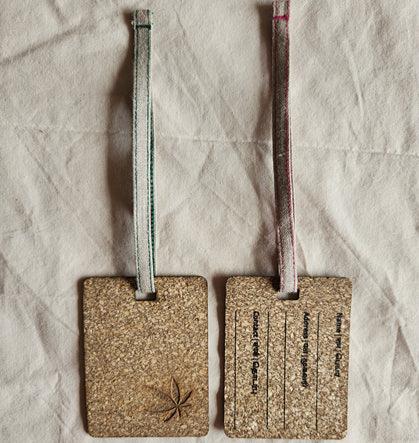 Eco - Friendly Hemp Luggage Tag (Pack of 2) – Travel Accessories on Brown Living™. SKU: HI05012. Img 3.