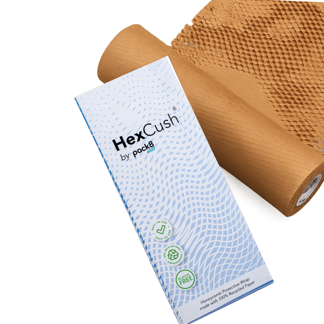 Eco - friendly Honeycomb Paper Bubble Wrap | 100M X 15" – Packing Materials on Brown Living™. SKU: NF-VZVL-7PUF2511. Img 4.
