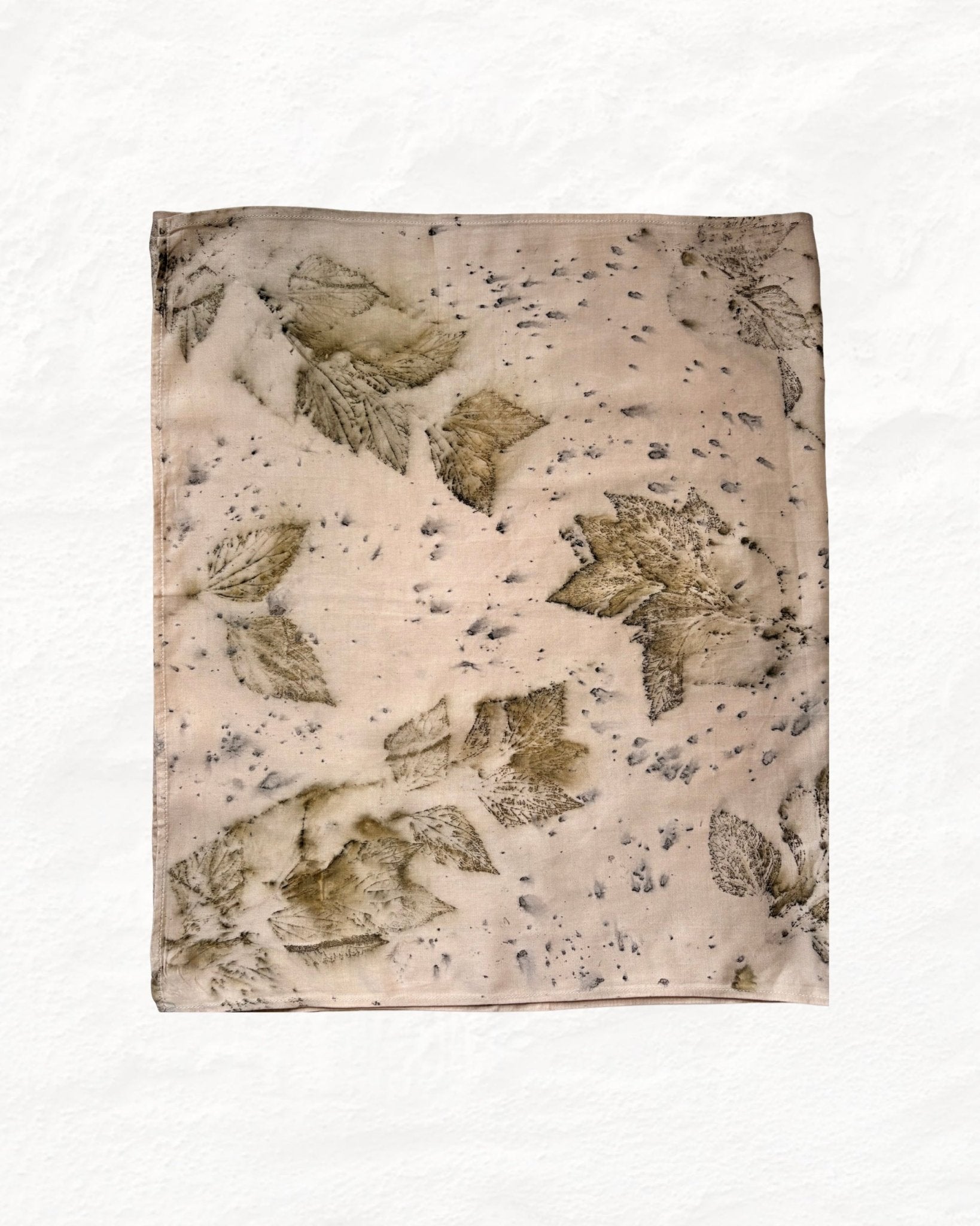 Eco - Printed Blush Drift Scarf | Eco - Friendly Handloom Cotton Wrap – Womens Scarf on Brown Living™. SKU: TCC-SW25-09. Img 1.