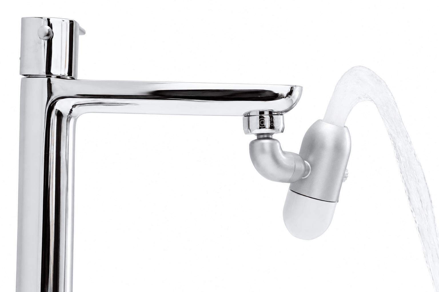 Ecoquad Groomflow 6.8 Lpm 4-Mode Water Saver Faucet Aerator – Water Saving Device on Brown Living™. SKU: WF-EQ-GF-P1n. Img 5.