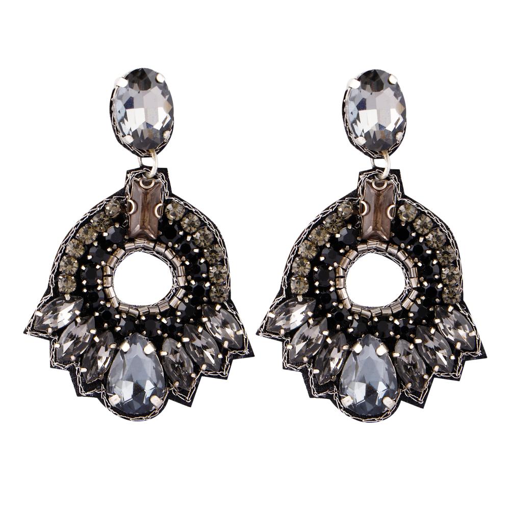 Elegant Gold - Tone Earrings with Crystals and Gems – Womens Earrings by Bamboology available on Brown Living™. Angel - Earring . SKU: ANGE - EARRING. Img 37.