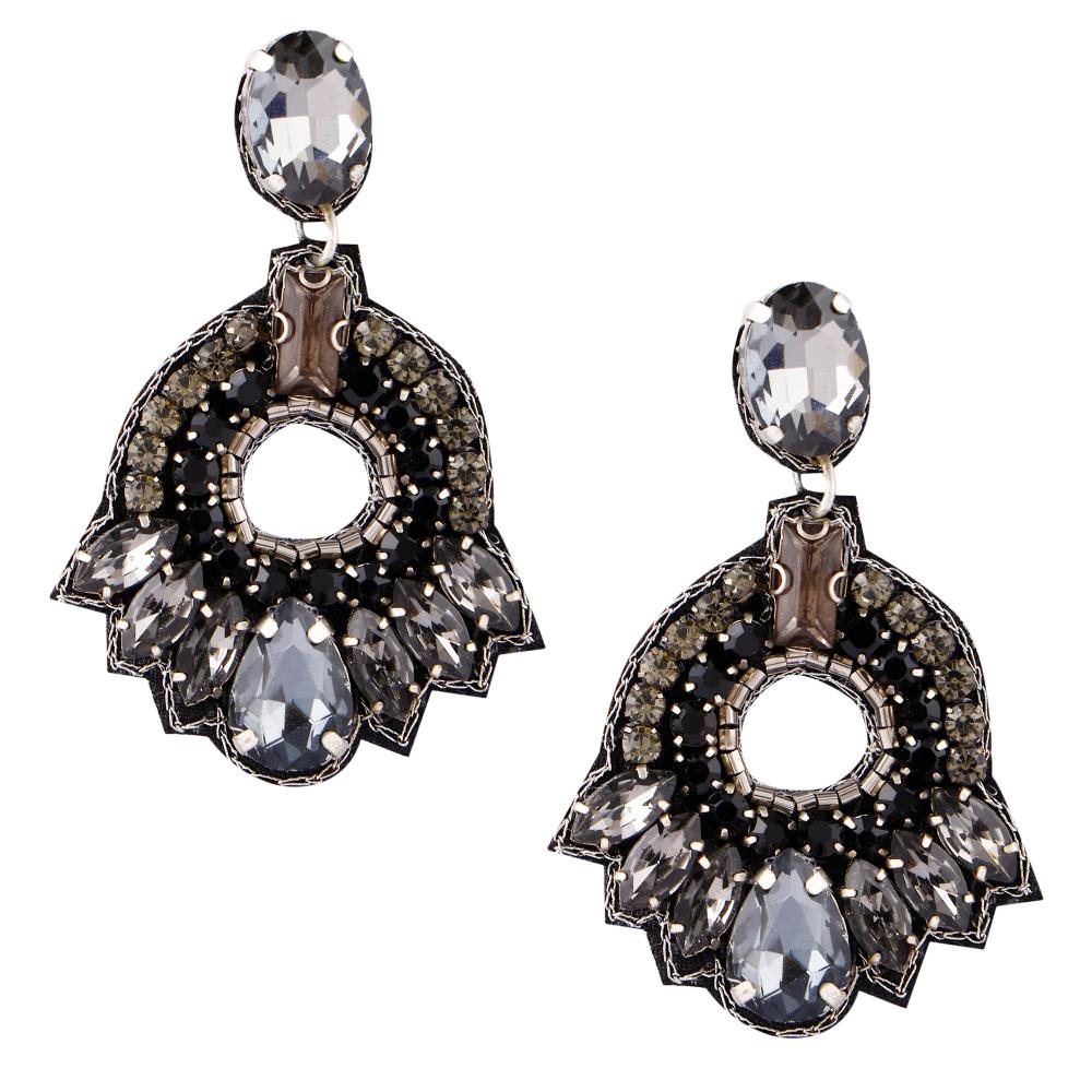 Elegant Gold - Tone Earrings with Crystals and Gems – Womens Earrings by Bamboology available on Brown Living™. Angel - Earring . SKU: ANGE - EARRING. Img 38.