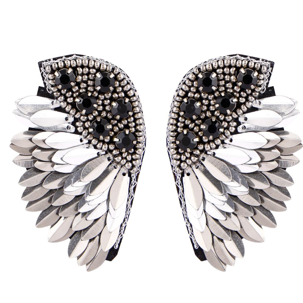 Elegant Gold - Tone Earrings with Crystals and Gems – Womens Earrings by Bamboology available on Brown Living™. Angel - Earring . SKU: ANGE - EARRING. Img 32.