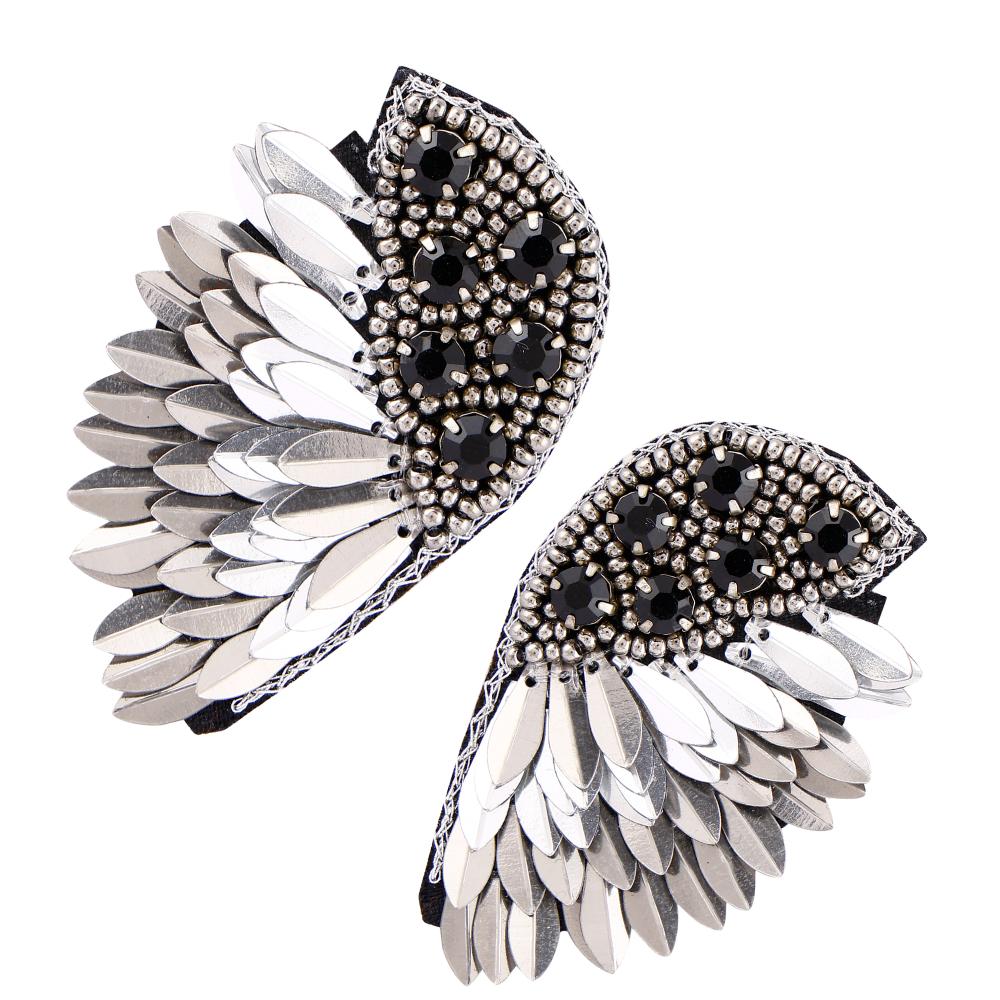 Elegant Gold - Tone Earrings with Crystals and Gems – Womens Earrings by Bamboology available on Brown Living™. Angel - Earring . SKU: ANGE - EARRING. Img 33.