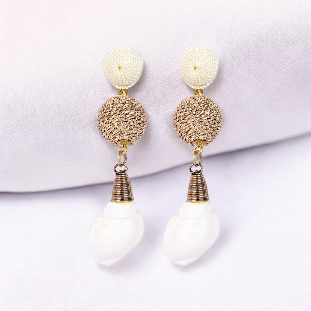 Elegant Gold - Tone Earrings with Crystals and Gems – Womens Earrings by Bamboology available on Brown Living™. Red - Tassel - Earring . SKU: RED - TASSE - EARRING. Img 49.