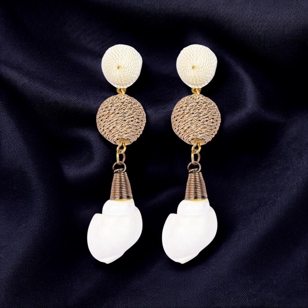 Elegant Gold - Tone Earrings with Crystals and Gems – Womens Earrings by Bamboology available on Brown Living™. Red - Tassel - Earring . SKU: RED - TASSE - EARRING. Img 50.
