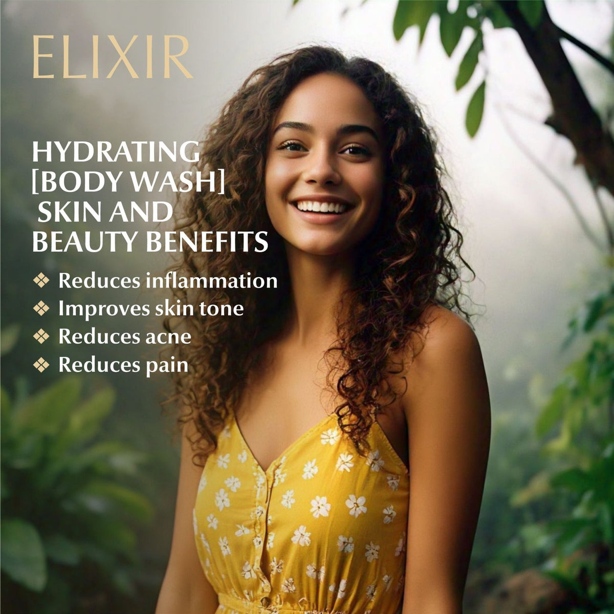 Elixir Hydrating Body Wash with Aloe Vera & Natural Extracts | 200ml – Body Wash on Brown Living™. SKU: 24-HBW-200ML. Img 4.