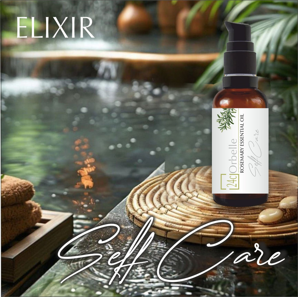 Elixir Rosemary Essential Oil-30ML – Body Oil on Brown Living™. SKU: SKIE02. Img 2.