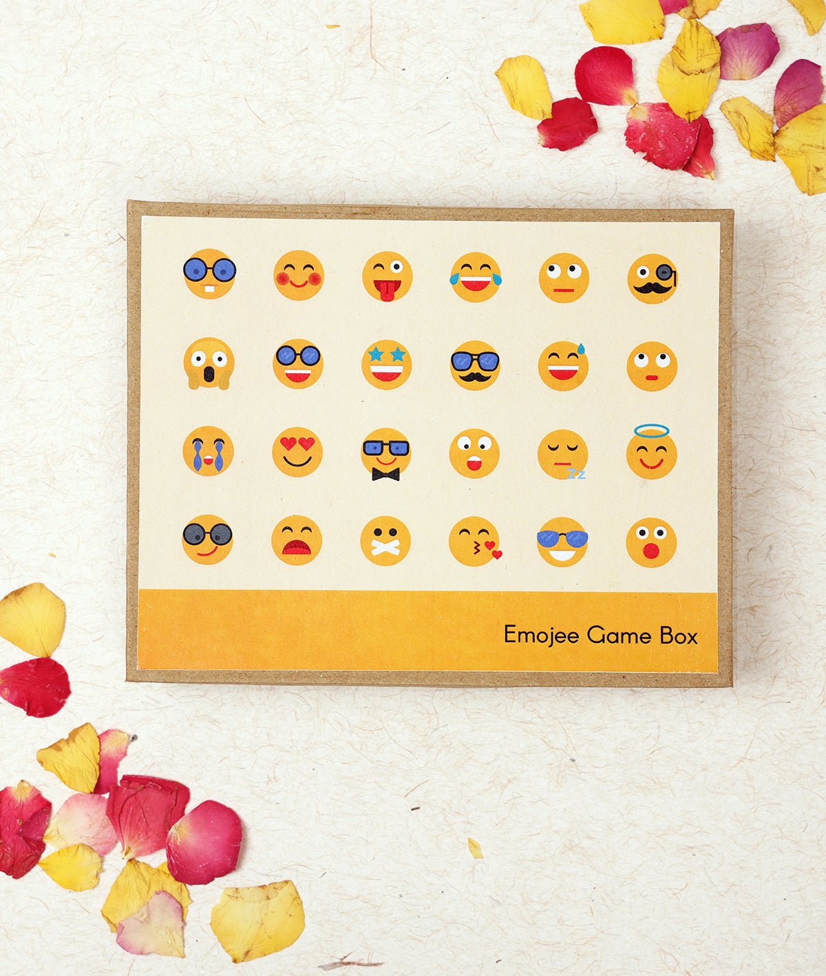 Emojee Game Box with Pocket Notebook | Pack of 50 – Gift Giving on Brown Living™. SKU: Gul-25. Img 5.
