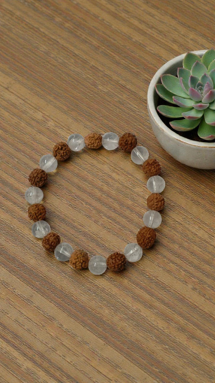 Energy Healing Crystal Bracelets | Handcrafted Natural Stone Bracelets – Womens Bracelets on Brown Living™. SKU: OEP935. Img 4.