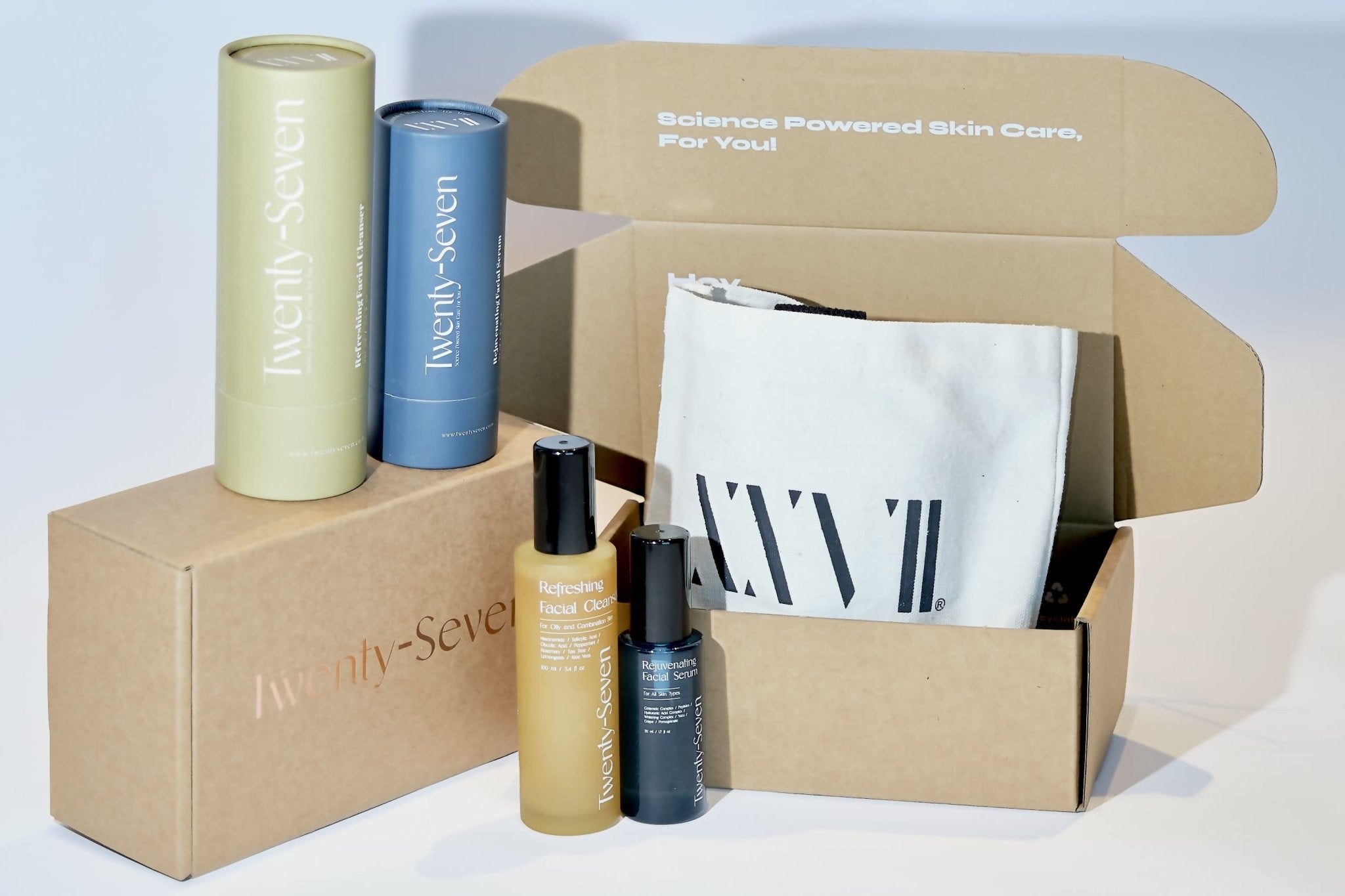 Essential Skincare Bundle Infused Cleanser & Serum For Daily Glow – Skin Care on Brown Living™. SKU: TS24004. Img 6.