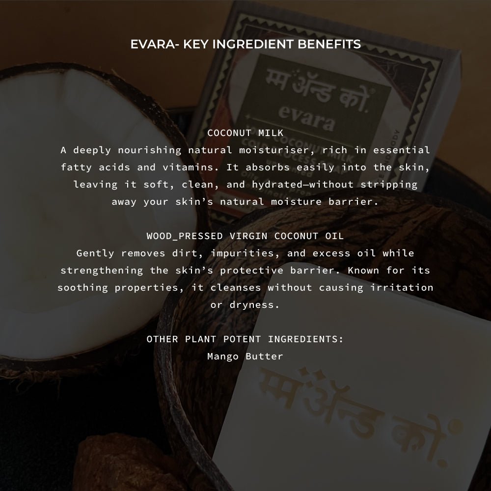 Evara 100% Coconut Milk Cold Process Soap – Body Soap on Brown Living™. SKU: CB05. Img 4.