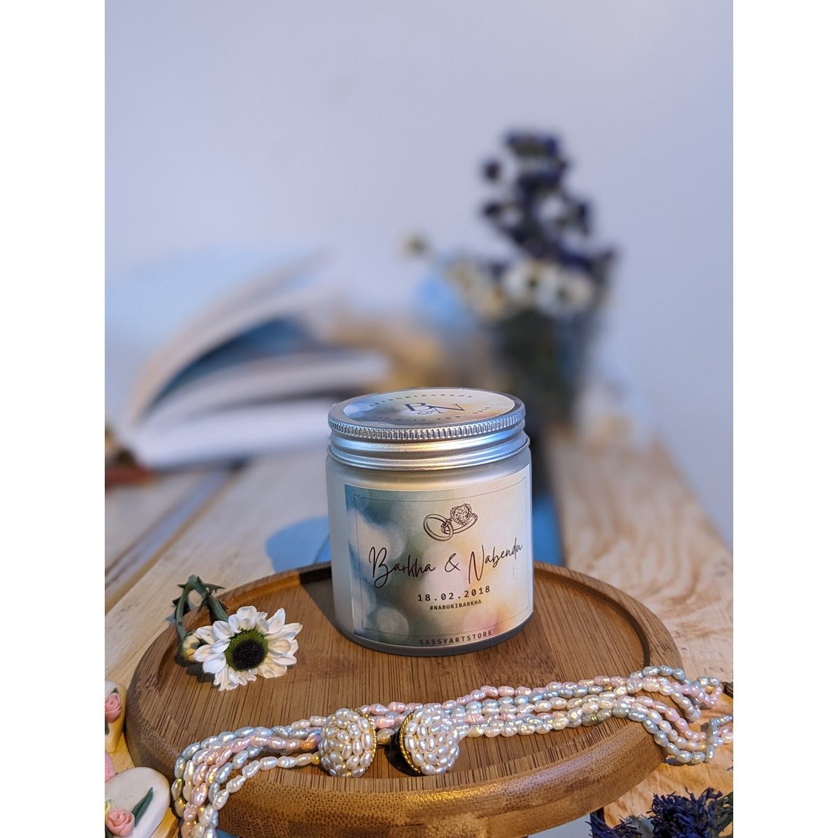 Ever After Aroma Candle | Wedding Favour & Scented Gift – Candles & Fragrances on Brown Living™. SKU: SSAS-289LAVR. Img 1.
