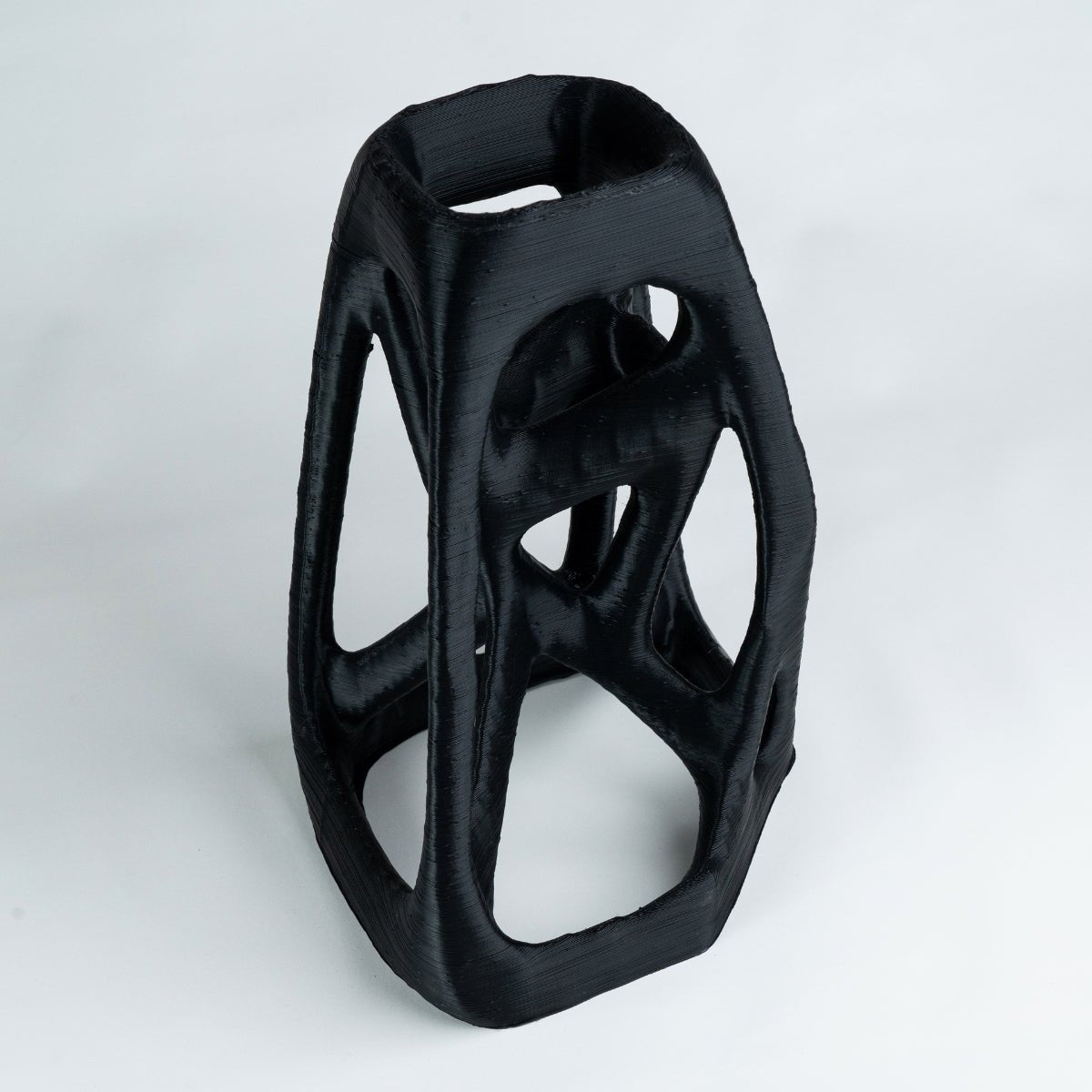 Exo Tesseract Plant - Based Simple Black Figurine – Home Decor on Brown Living™. SKU: EXTEEDPLBKA038. Img 3.