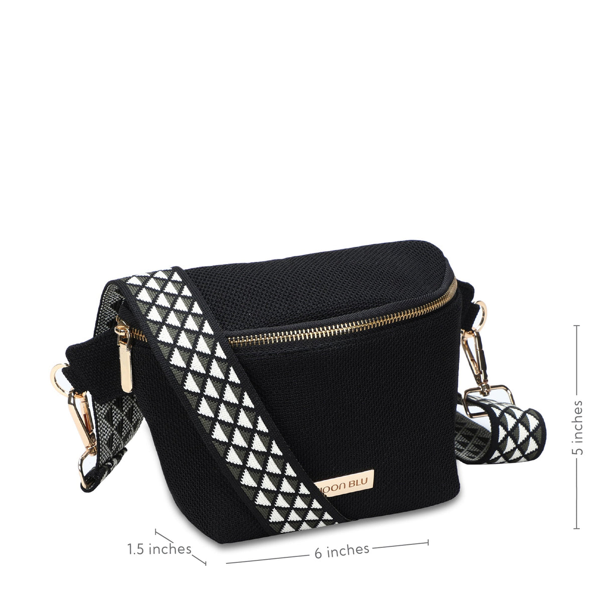 Fable Fanny Pack | Recycled Plastic Yarn Waist Bag – Fanny Packs on Brown Living™. SKU: Fan001. Img 3.