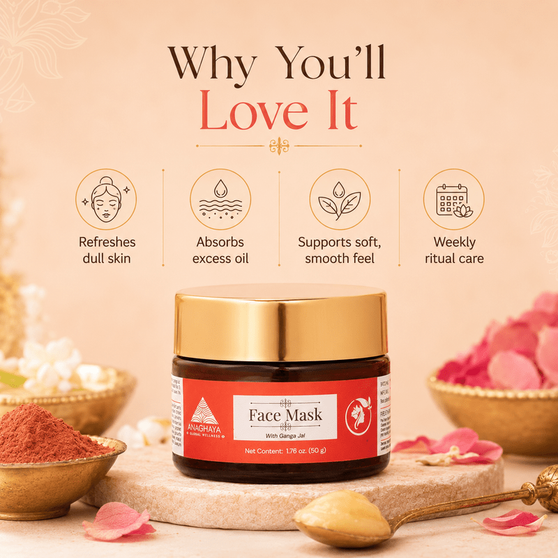 Face Masque with Sandalwood for Skin Brightening & Tan Removal – Face Mask on Brown Living™. SKU: 03. Img 11.