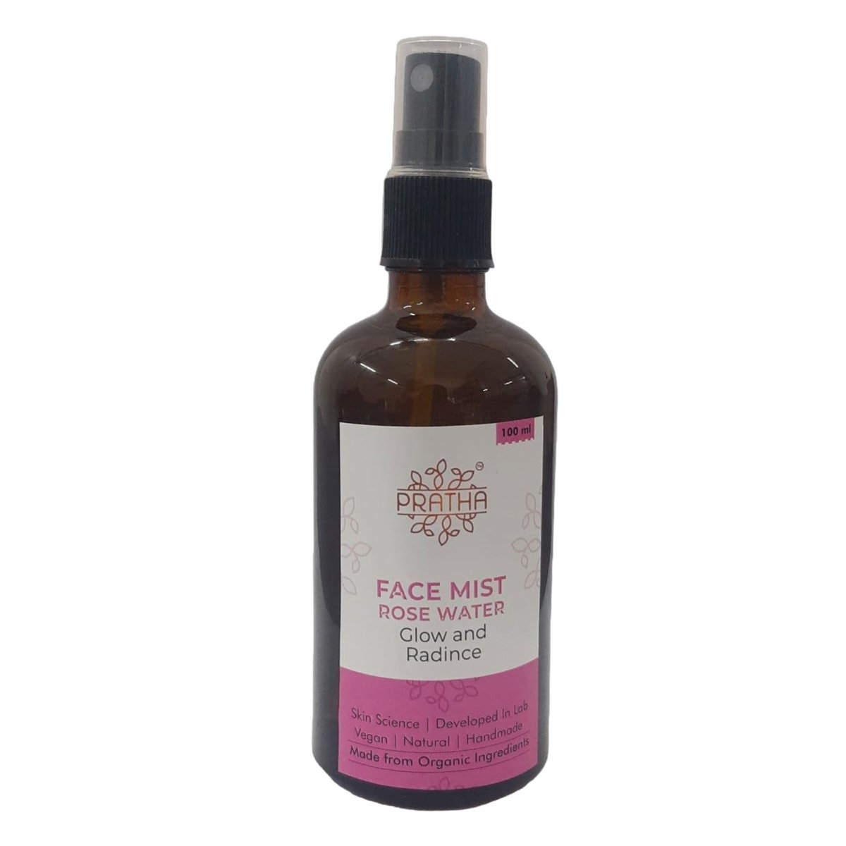 Facial Tonic Mist | Pure Rose Water – Face Toner on Brown Living™. SKU: pnhpl-water-001. Img 1.