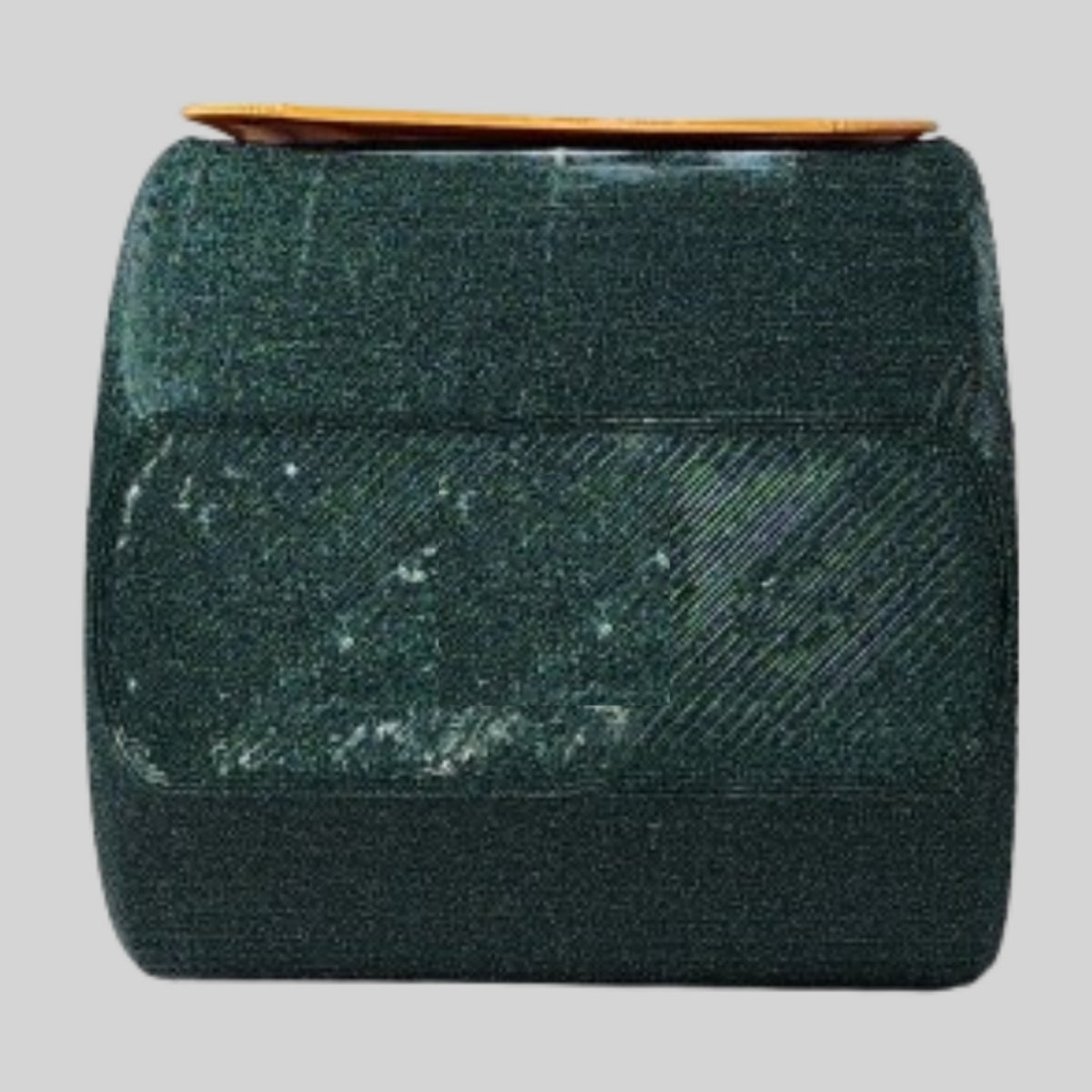 Fathomless Wormhole – Plant - Based Gold & Green Tray – Home Decor on Brown Living™. SKU: FAWOEDPLTNA108. Img 3.