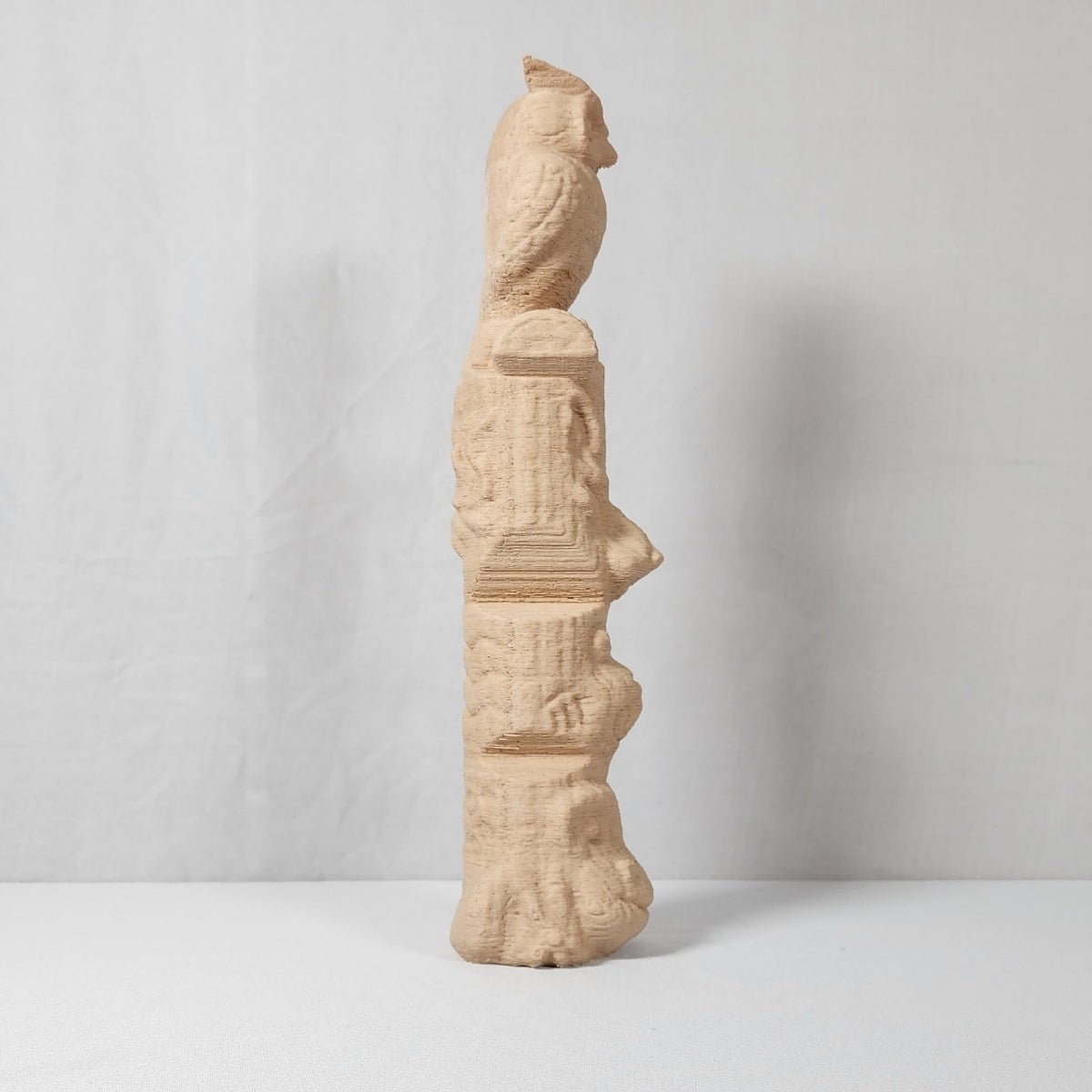 Fauna Odyssey – Plant - Based Light Wood Sculpture – Home Decor on Brown Living™. SKU: FAODEDPLLWA110. Img 2.