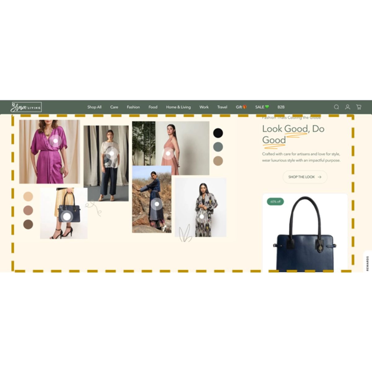 Featured Brand Moodboard | Home Page – Website Promotion Services on Brown Living™. SKU: BLCFG_FBM. Img 1.