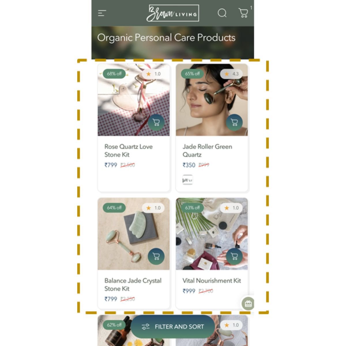 Featured Product on Main Product Category Page - 1st Row – Website Promotion Services on Brown Living™. SKU: BLCFG_FPMP_1. Img 1.