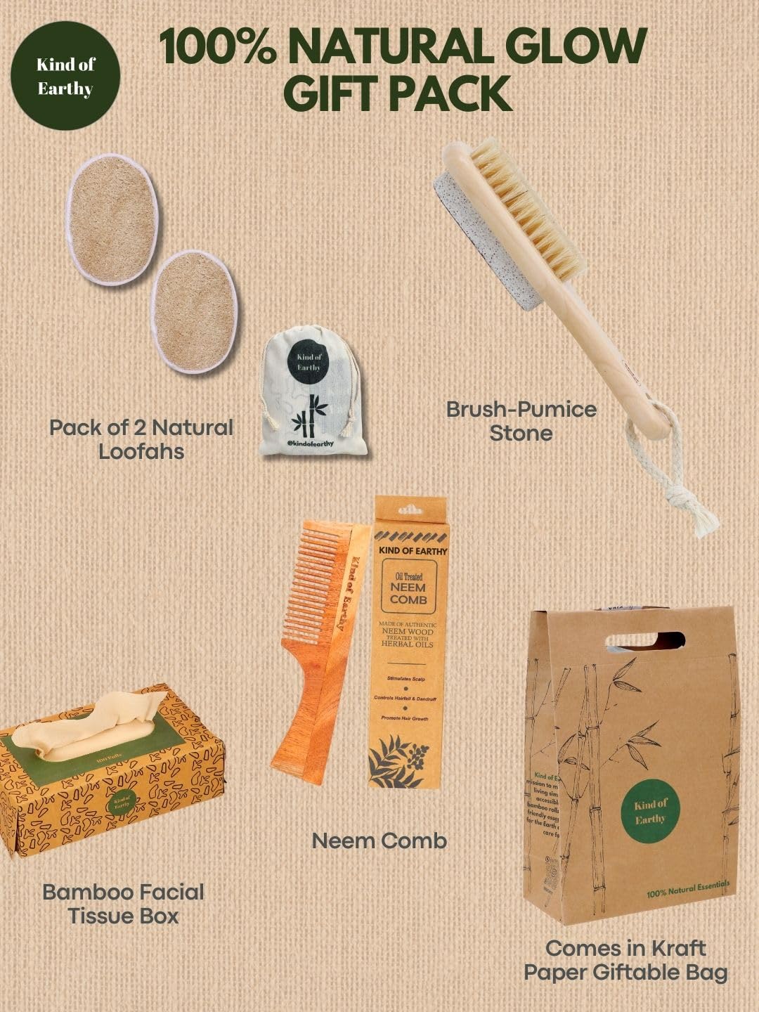 Festive Eco-Friendly Gift Hamper- Sustainable Gifting for All Occasion – Gift Hampers on Brown Living™. SKU: KOE021-FP3. Img 8.