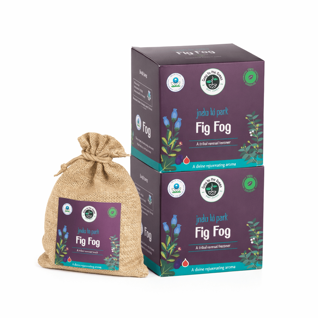 Fig Fog Aroma Pouch (Pack of 2) | Exotic Wild Fig Fragrance – Fragrance Diffusers on Brown Living™. SKU: BLP2006-FigFog. Img 1.