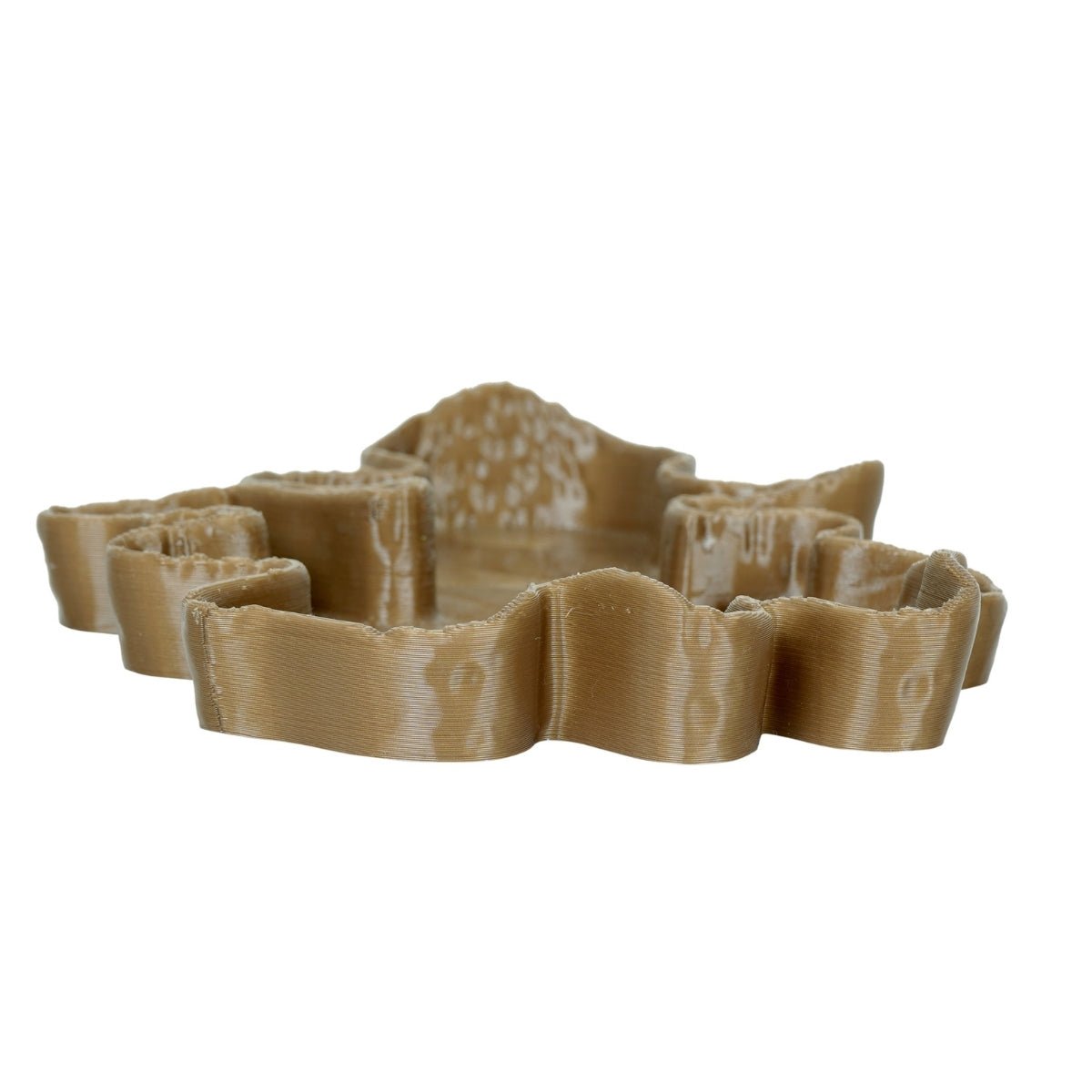 Flat Canyon Plant - Based Exotic Bronze Tray – Home Decor on Brown Living™. SKU: FLCAEDPLEBA030. Img 3.