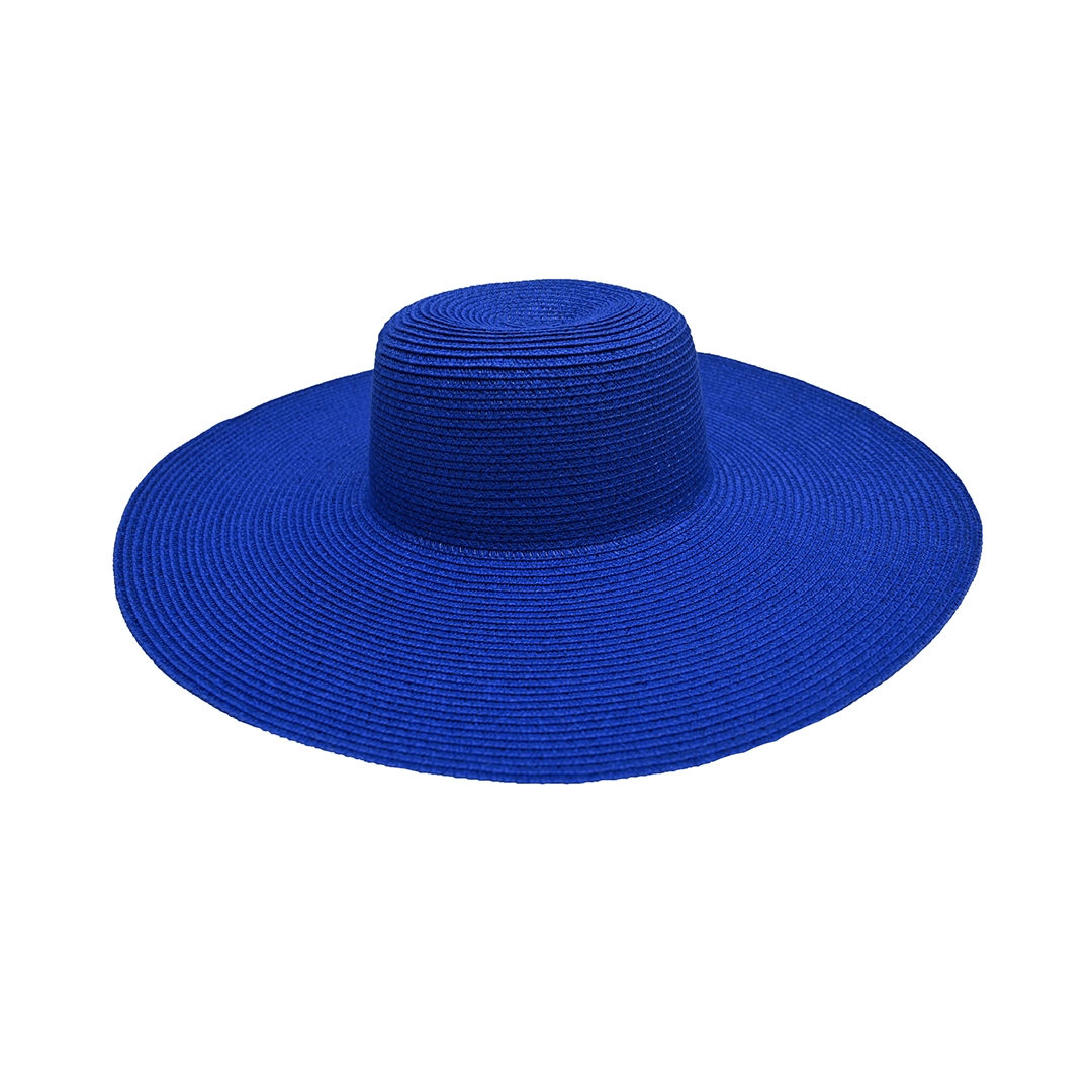 Floppy Hat (Plain) | Cotton & Natural Straw | Wide Brim Summer Hat – Womens Hat on Brown Living™. SKU: MBNL003010. Img 10.