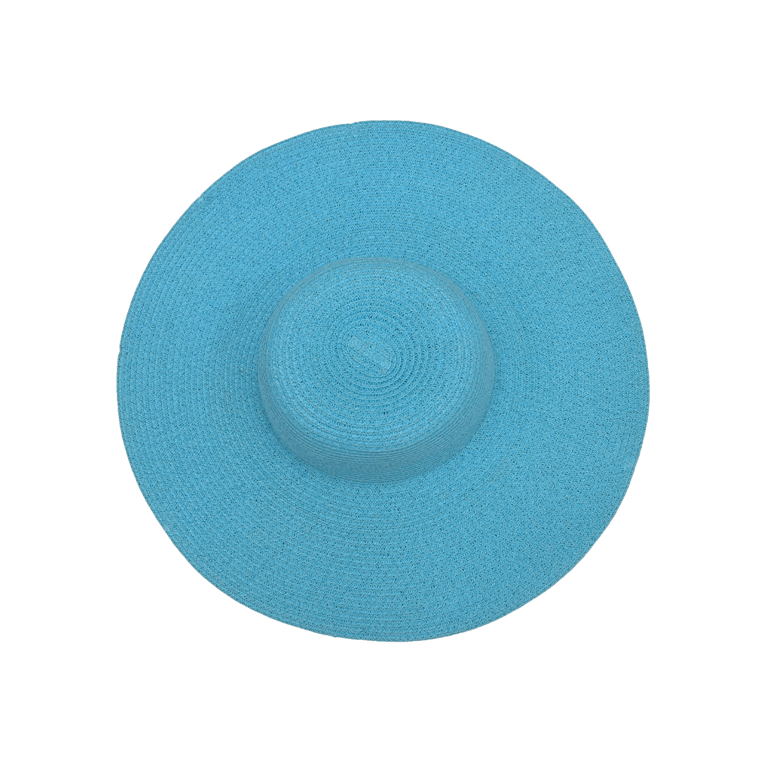 Floppy Hat (Plain) | Cotton & Natural Straw | Wide Brim Summer Hat – Womens Hat on Brown Living™. SKU: MBNL003011. Img 15.