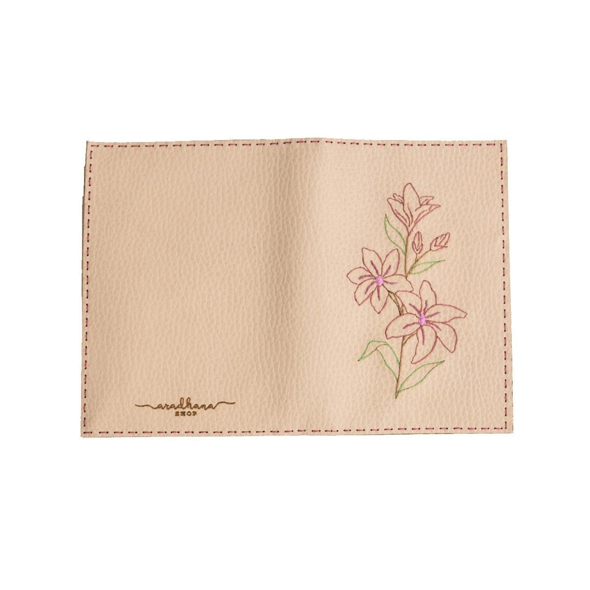 Floral Wallet for Women – Handcrafted and Sustainable – Mens Wallet on Brown Living™. SKU: W0011. Img 2.