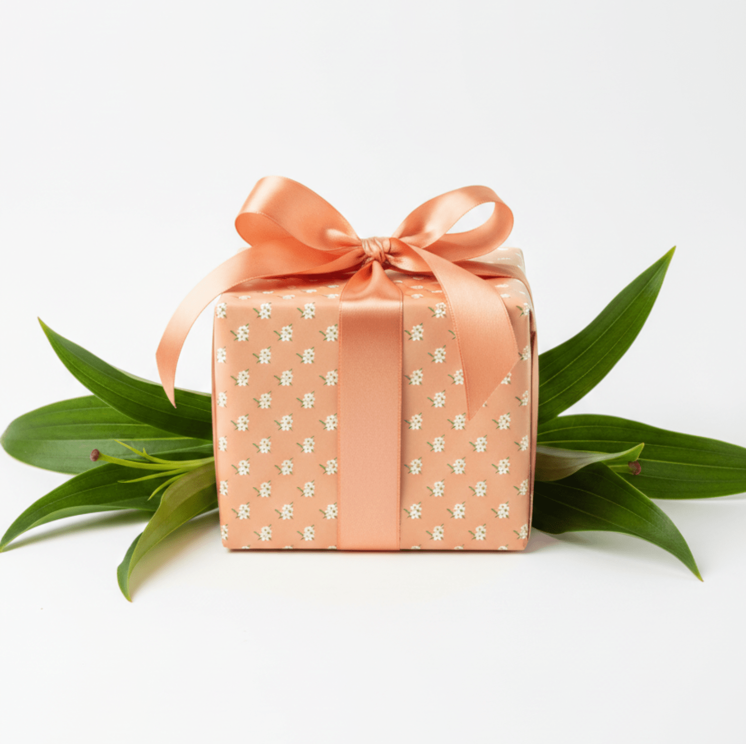 Floral Wrapping Paper Set of 8 | Premium Gift Wrapping Sheets – Wrapping Paper on Brown Living™. SKU: WP01. Img 3.