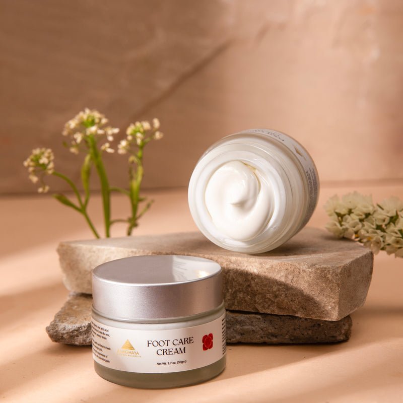 Foot Care Cream | Ayurvedic Cracked Heel Repair – Foot Heaing Cream on Brown Living™. SKU: 015. Img 1.