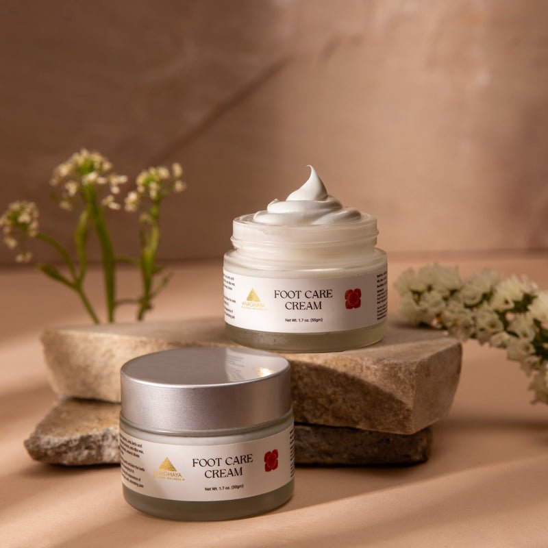 Foot Care Cream | Ayurvedic Cracked Heel Repair – Foot Heaing Cream on Brown Living™. SKU: 015. Img 2.