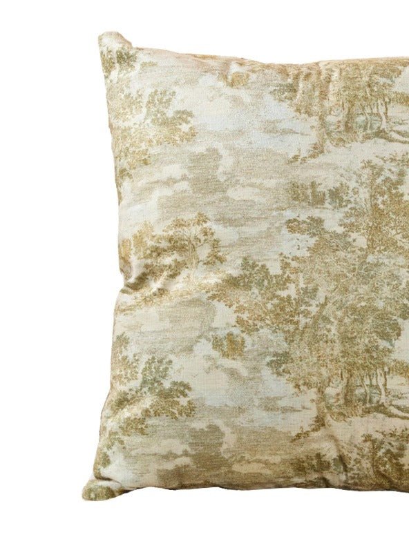 Forest Nature Touch Cushion | Eco - Inspired Decorative Accent Cushion – Pillow on Brown Living™. SKU: TEE-25759. Img 4.