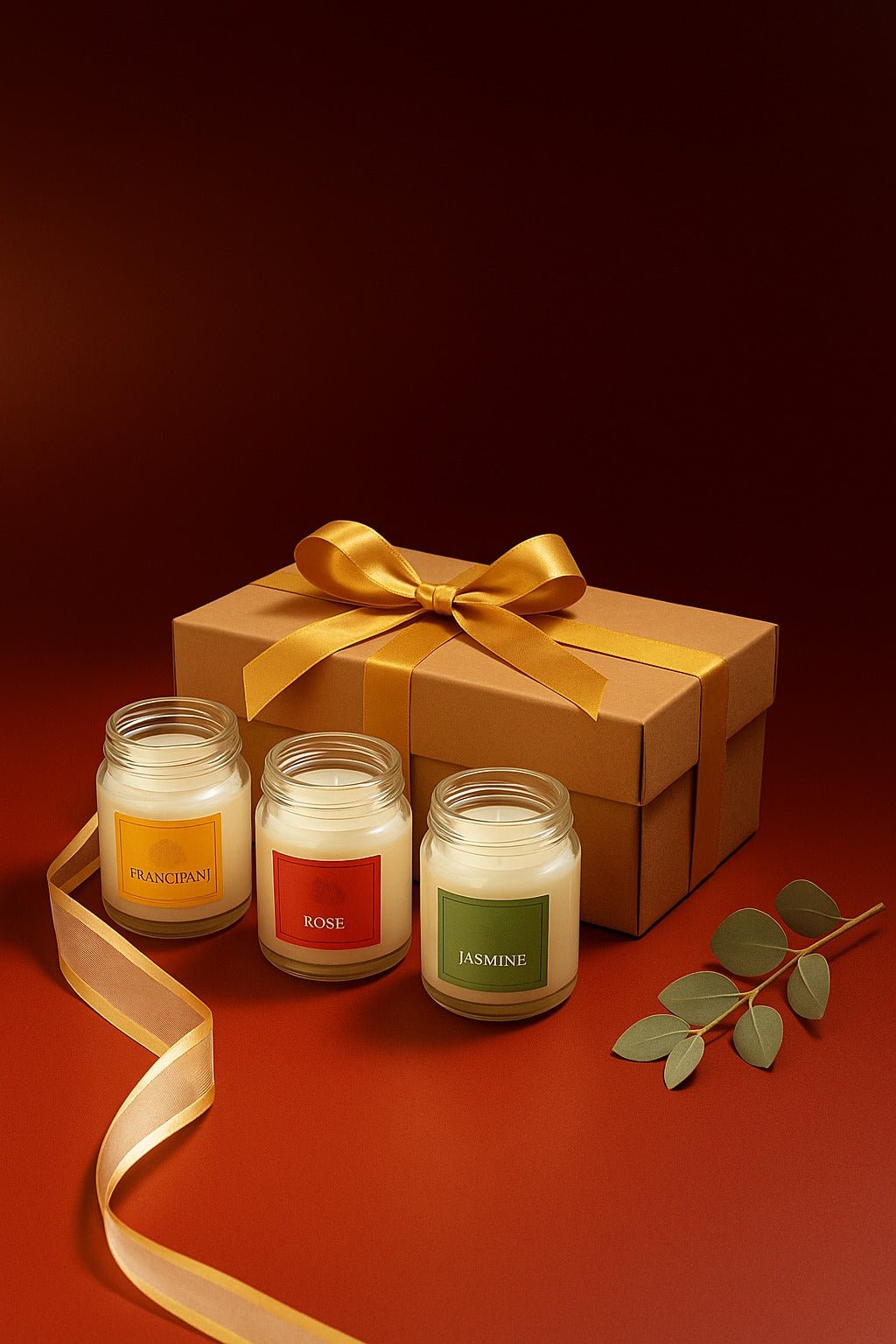 Frangrant Flower Candle Jars in Frangipani, Jasmine & Rose – Candles & Fragrances on Brown Living™. SKU: SN2560. Img 1.