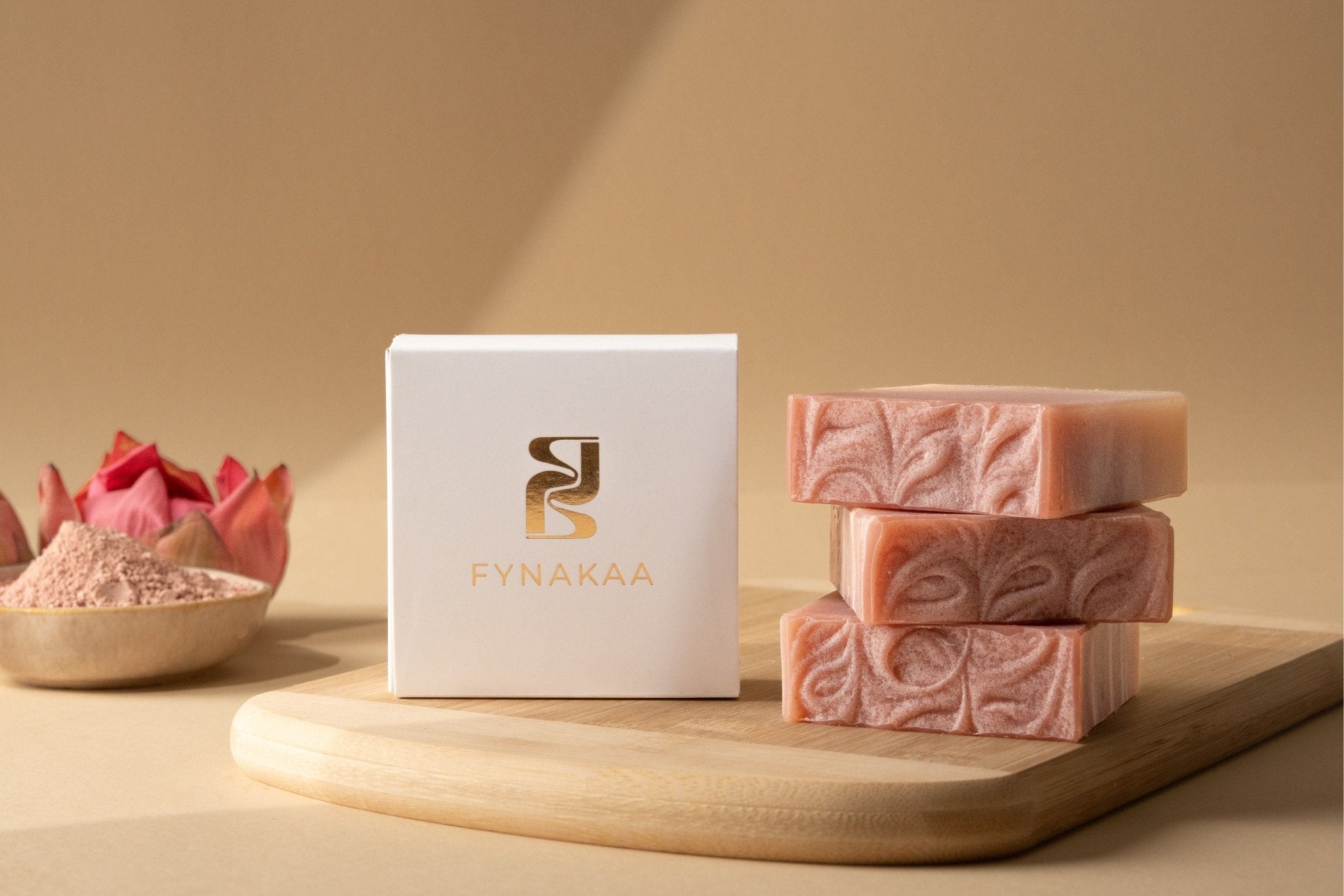 French Pink Clay Cold Process Soap for Gentle Skin Care – Soap on Brown Living™. SKU: ROC1015X. Img 1.