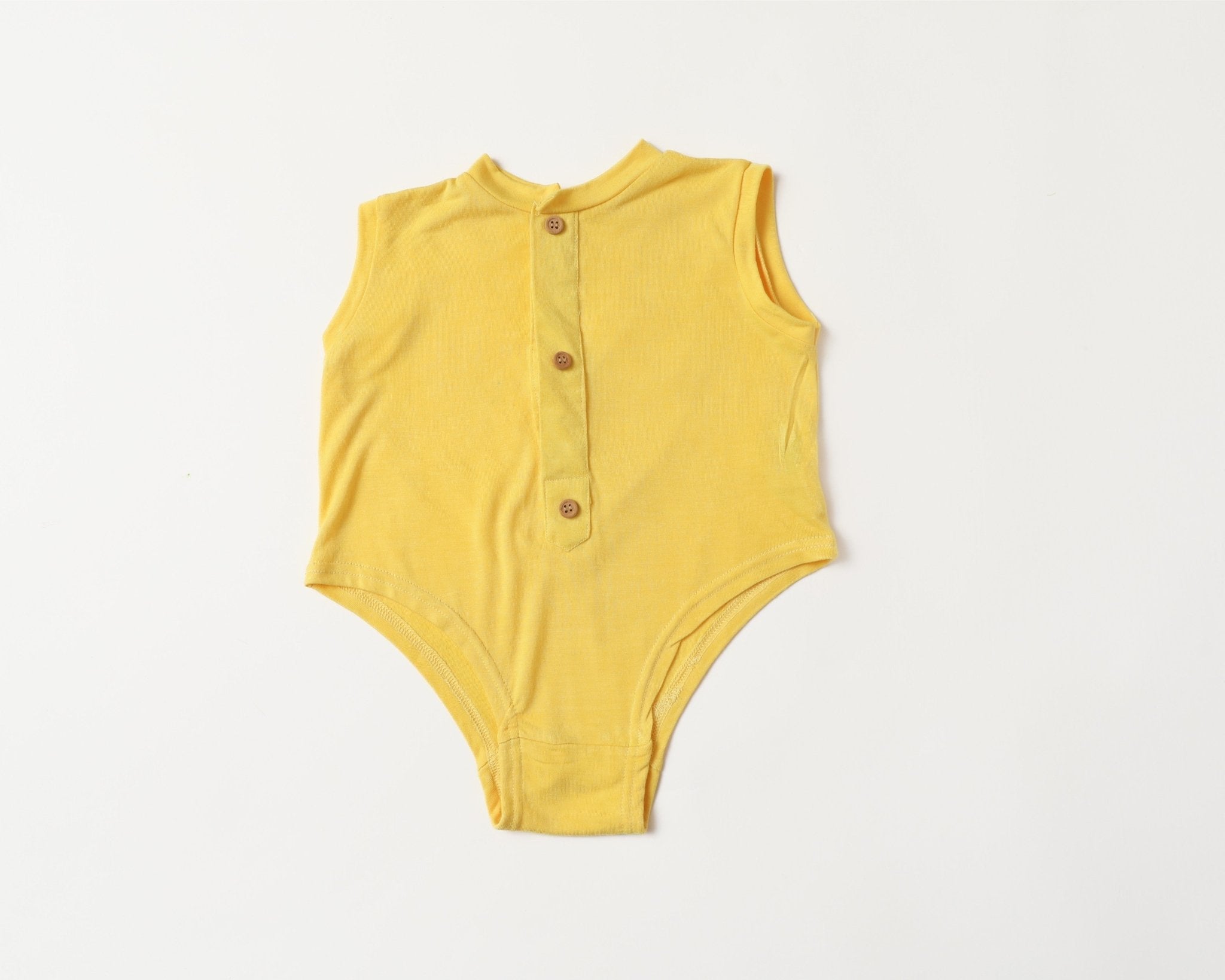 Front Open Herb Dyed Baby Suit For Easy Wear & Comfort – Kids Daywear Sets on Brown Living™. SKU: BSY03011. Img 4.