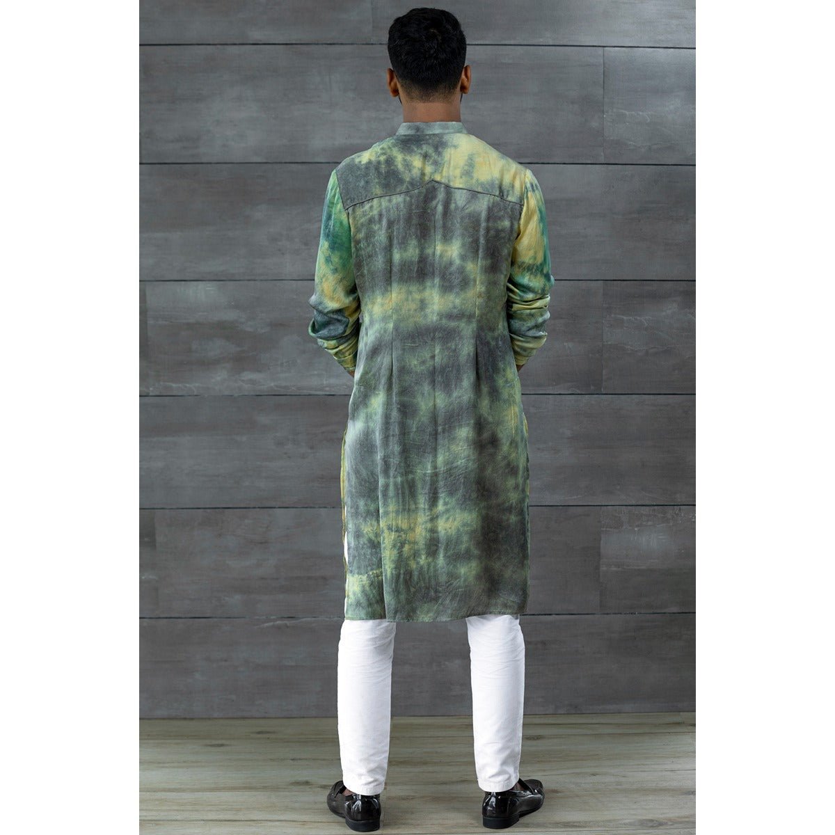 Gael Kurta | Minimal Cotton Kurta for Men | Everyday Ethnic Wear – Mens Ethnic Sets on Brown Living™. SKU: TMS0171-XS. Img 5.